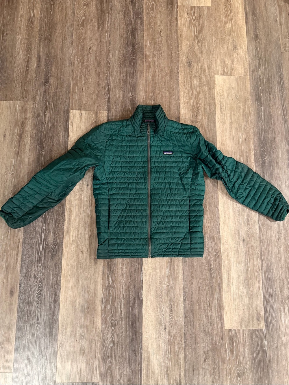 Patagonia Men's Quilted Puffer Jacket - Dark Green